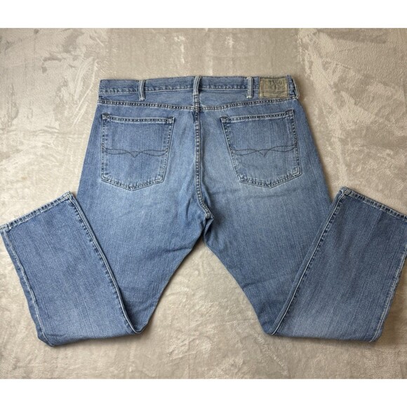 Polo Ralph Lauren Jeans Men’s 40x30 Blue Slim Straight Denim Made in Mexico - Picture 10 of 10